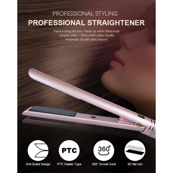 Salon 2 In 1 Hair Straightener And Curler , CE/ROHS Hair Straightening Curling Iron