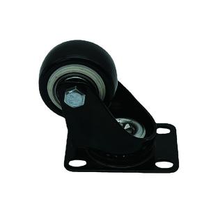 China Polyurethane Swivel Plate Caster Wheels No Noise 1.5 Inch on sale