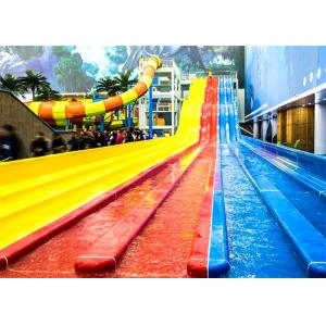 Anti UV Aqua Playground Commercial Fiberglass Water Slides