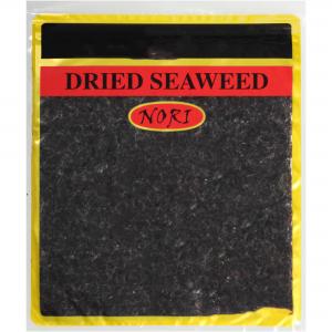Quality Roasted Seaweed Nori Gold Sheet Sushi Alga Yaki Seaweed 100 Sheets Per Bag for sale