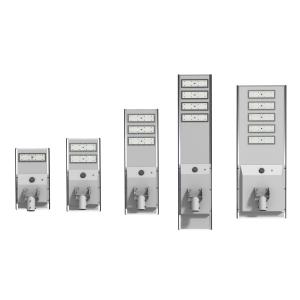 Intelligent Outdoor Solar Street Lamps 45W 36W 12W Solar Street Pole Light