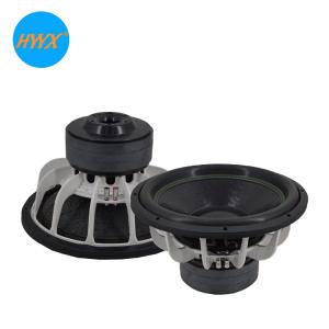 Quality 15 Inch Dual 2ohm 92dB 2500watt Competition Car Subwoofers for sale