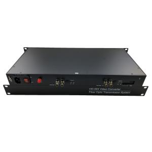 RACK Full HD single mode 4channel HD SDI transmitter video to fiber converter