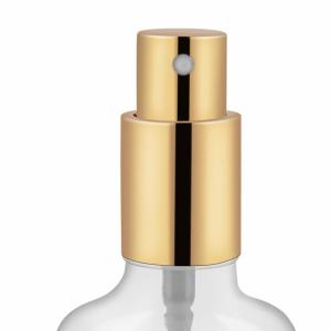 Anodized Aluminum Fine Mist Spray Bottle 50ml Glass Pump Dispenser