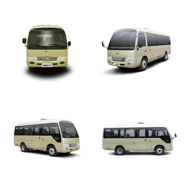 6m 2nd Hand Diesel Coaster Buses 19 Seat Minibus With Air Conditioner