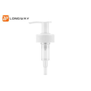 Lightweight Plastic Lotion Pump Top With Custom Logo Printed SGS Approval