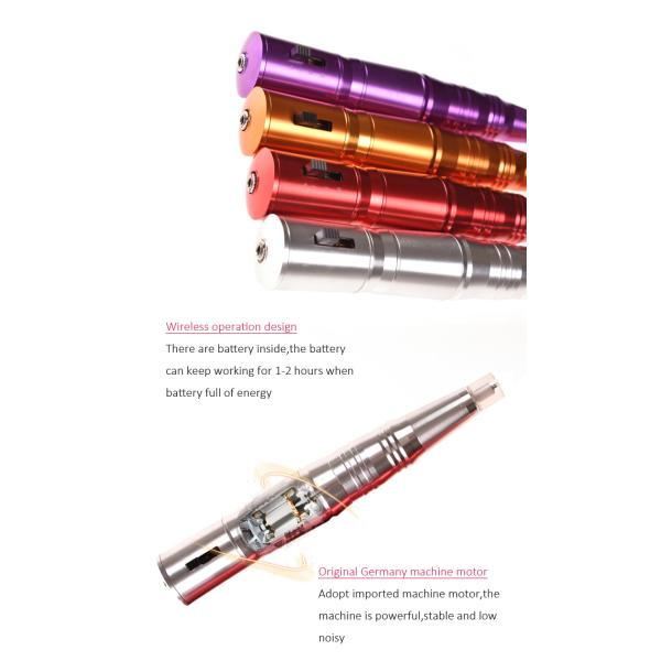 Wireless Microblading Semi Permanent Makeup Tattoo Machine Pen For Eyebrow And Lip