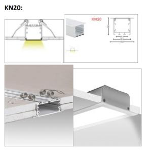 Big Power 35*35mm Recessed LED Light Aluminum Channel Heat Sink