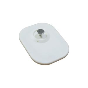 White Big Square EAS 8.2MHz Security Hard RF Tag Supermarket Retail Store