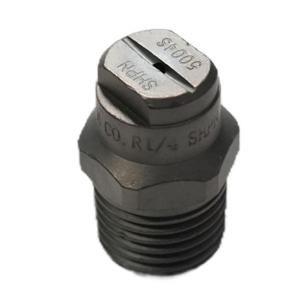 Zoomlion Road Sweeper High-Pressure Nozzle - 316 Stainless Steel, 50° Fan-Shape Flow for Sanitation Vehicles