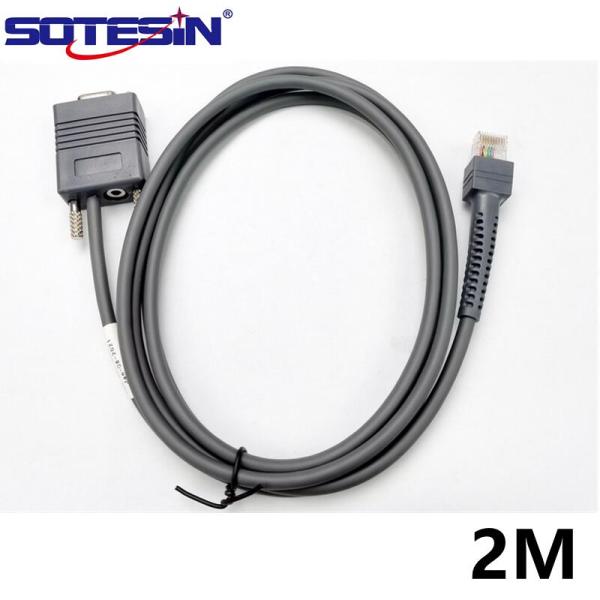 2M PS2 KB To Rj45 Barcode Scanner Cables For Symbol LS2208