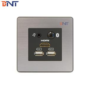 Flush Mounted Mini Media Hub With USB Power Charge Port 5 V 2.1 A