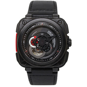 Man Mechanical Automatic Watch With Stainless Steel Watch Case , Mechanical