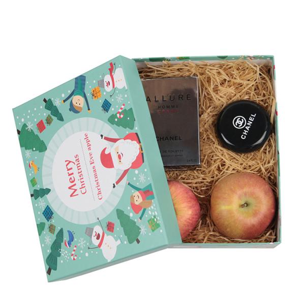 CMYK Printing Christmas Packaging Boxes Christmas Gift Boxes With Lids Tray