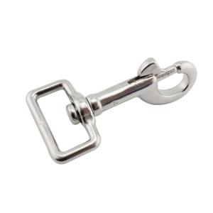 Polished Square Swivel Eye Bolt Snap Hook For Distribution Rigging Hardware