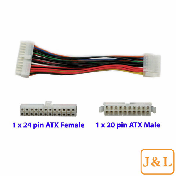 ATX Power Supply 20pin to 24pin converter cable, 8Pin