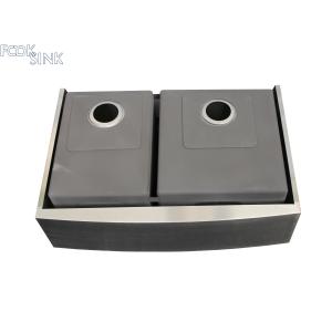 Farm Apron Stainless Steel Kitchen Sink Double Bowl Polished Finished
