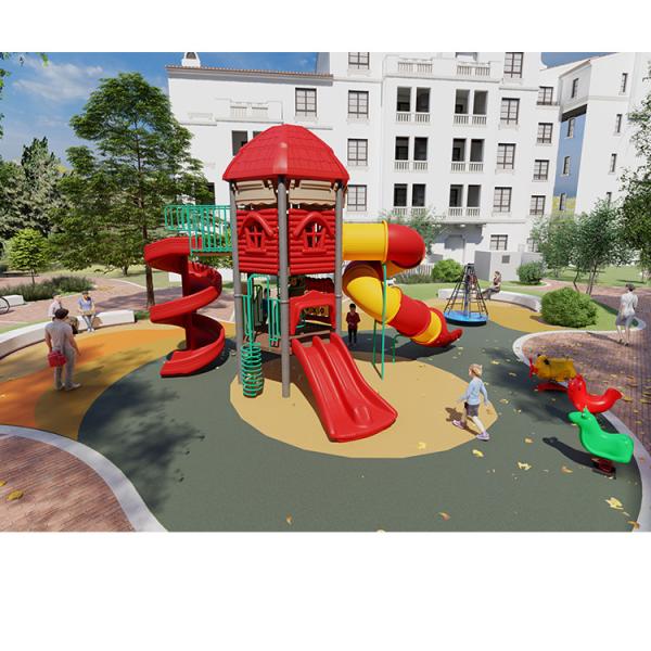 Children Outdoor Custom Playground Slides Commercial Kids Anti Rust