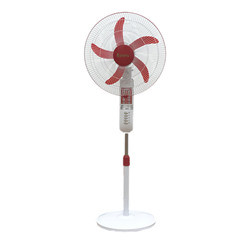 Three Adjust Speed Solar Battery Fan Rechargeable With LED Light