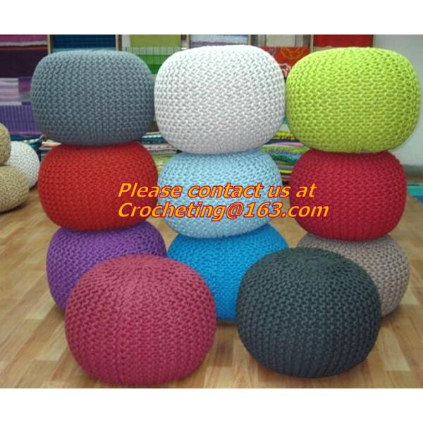 Buy knitted pouf ottoman, Knitted pouf, Straw Cushion Tatami Mat Cushion Pad Play Balcony Wind at wholesale prices