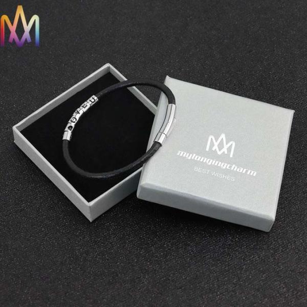 9g Inspirational Jewelry Braid Mens Engraved Bracelets