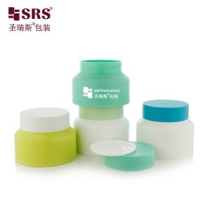 SRST Recycled Plastic Jar for Cream Environmentally Friendly Cosmetic Packaging