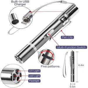 Multifunctional USB Charging Interactive Cat Laser Toy
