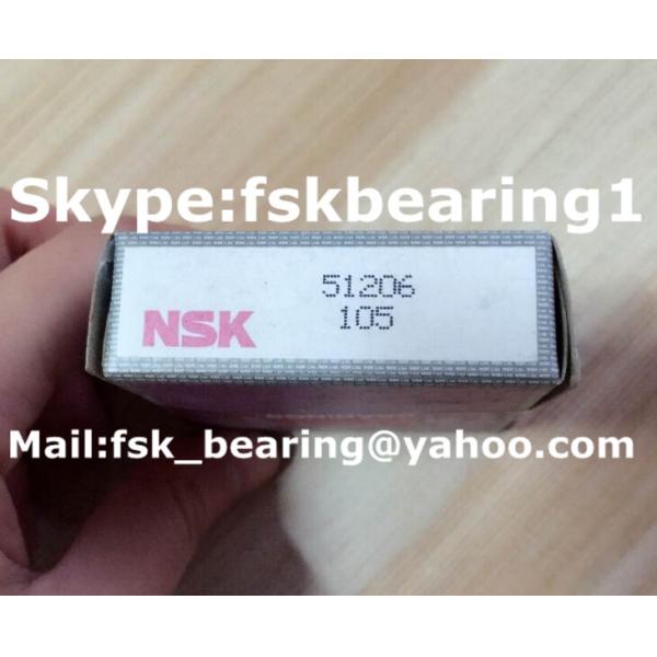 High Speed and Low Noise 51206 Thrust Ball Bearing 30mm x 52mm x 16mm