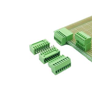 2.54mm Pitch PCB Screw Terminal Blocks Plug + Pin Header 125V 4Amp