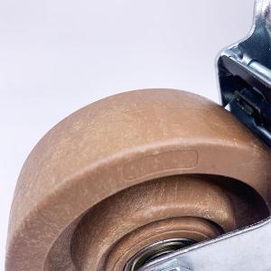 Heat Resistant High Temperature Rollers 5 Inch With Brake