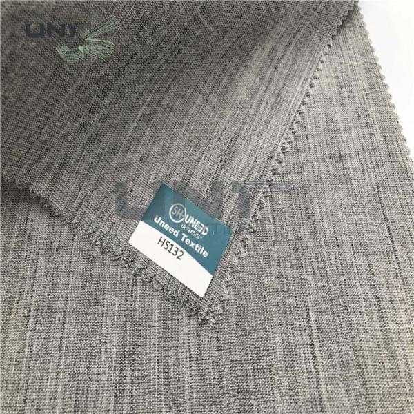 Suits Garment Interfacing Elastic Adhesive Woven Woolen Fabric
