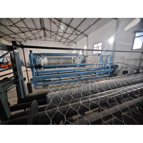 High Speed 5 Axis Servo Gabion Mesh Machine Production Line For Large Scale Manufacturing