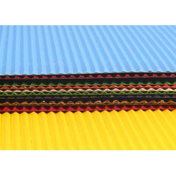 Colorful craft corrugated quilling paper for DIY toys / handcraft kids hand-craft diy material A4 size customer size