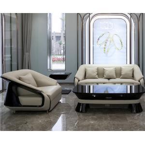 Faux Matte Leather Living Room Sectional Sofas Unfolded Upholstered Sectional