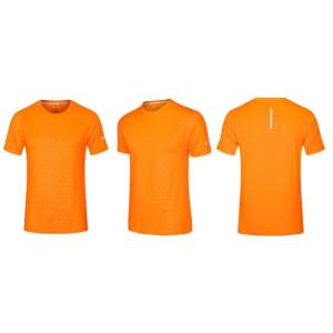 Men T shirt with customer logo adding unisex