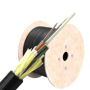 China GYTS Duct Direct Method ADSS Aerial Fiber Optic Cable 24 Core Moisture Proof on sale