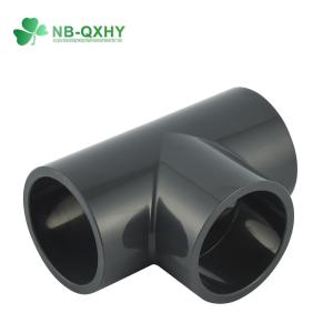 Glue Connection High Pressure Plastic Fitting Reducing Tee for QX Plumbing