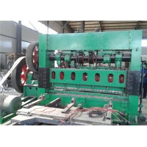 High Load Gravity Expanded Metal Sheet Making Machine For 40 X 80 Mm Mesh