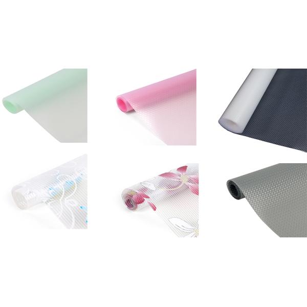Transparent Blue Non Adhesive Non Slip Waterproof Rectangle Cabinet Drawer and Shelf Liner