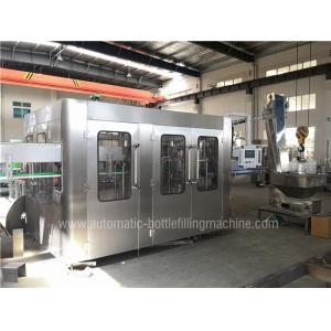 Rotary Liquid Bottle Filling Machine , Fully Automatic Mineral Water Plant