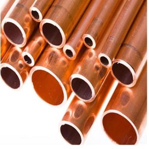 Astm B280 Copper Pipe Tube Refrigeration Soft Temper 120mm High Acidity
