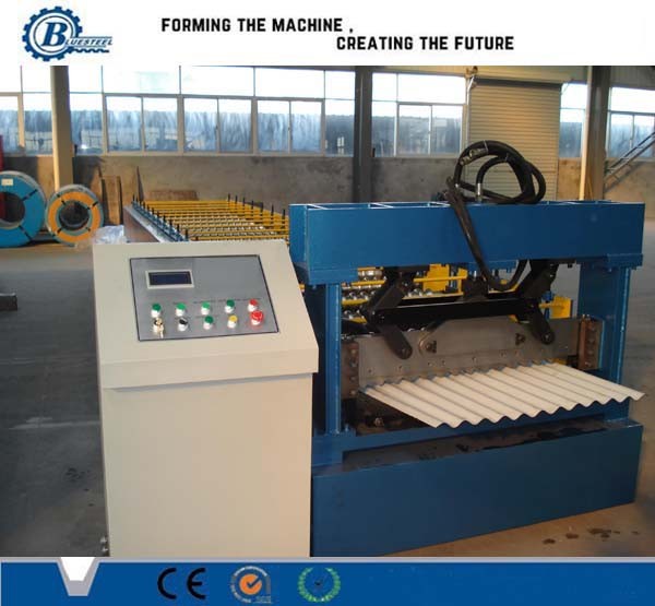 Buy Hydraulic Corrugated Metal Panel Roofing Sheet Forming Machine 5m / min at wholesale prices