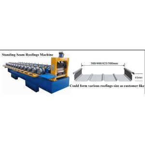 China High Speed Standing Seam Roll Forming Machine For Aluminum Curving Roof on sale