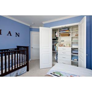 European Style Walk-in Bedroom Wardrobe Closet with Modern Design and Contempora