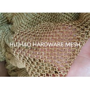 Light Diffusing Chainmail Metal Ring Mesh For Decoraive Interior Partition