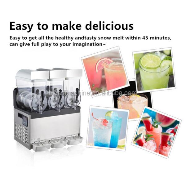 220V/50Hz 48 KG Slush Puppy Machine 420x590x810mm