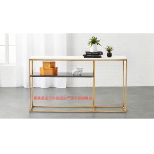 China High Strength Modern Metal Office Desk Two Layers Smooth Surface on sale