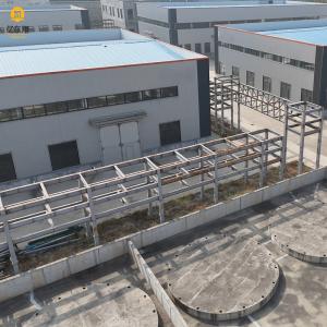 Q235 Prefabricated Steel Building with Sandwich Panel Roof Cladding