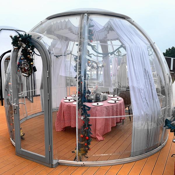 PC Star Room Ball Tent Bubble House Combination for Outdoor Camping Hotel Homestay