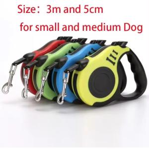 Customizable Plastic Reflective Pet Retractable Leash For Dog Vest Leash